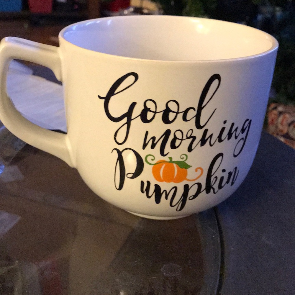 Good morning pumpkin mug